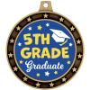 Crown Awards 2.5" Universe Star Graduation Award Medal Gift, Gold 5th Grade Graduate Medals, 50 Pack view 2