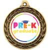 3" Kids Graduates Trophy Medal Awards, Pre-K Graduation Gold Duo Medal, 50 Pack view 2