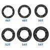 DECKAS Single Speed Chainring 144 BCD 44T 46T 48T 50T 52T 54T 56T Chain Ring Chain Wheel for 7/8/9/10/11/12 - Speed (Black 50T) view 2