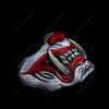Half Face Joker Samurai Mask Ronin Oni Mempo Japanese Demon NOH for Airsoft Paintball BB Gun Motorcycle KKD KK30 view 4