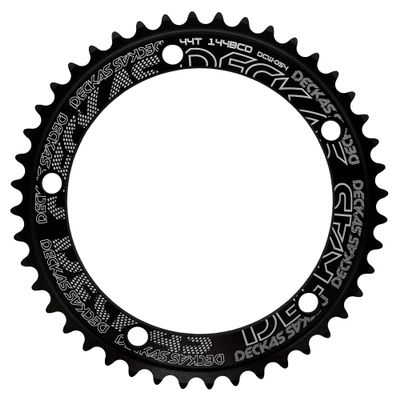 DECKAS Single Speed Chainring 144 BCD 44T 46T 48T 50T 52T 54T 56T Chain Ring Chain Wheel for 7/8/9/10/11/12 - Speed (Black 54T)