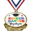 Kindergarten Graduate First Place Medal, 3" Gold Graduation Trophy Medal Award, 100 Pack Prime view 1