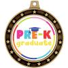 2.5" Universe Star Graduation Award Medal Gift, Gold Pre-K Graduate Medals, 50 Pack view 2