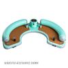 BOTE Inflatable Dock Hangout Suite 240 Degree Size Floating Group Party Raft Lake Beach Adults Kids Family Friendly MAGNEPod Compatible Packable Portable Towable view 2