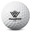 Diawings Max Distance Golf Balls  Easy Control & Straight Flight | Increased Distance for Slower Swing Speeds | USGA & R&A Conforming | 12 Balls view 2