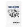 Customized Girl Hockey Spirit Towel: Fringed Spirit Towel view 1