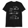 1980 'Vette Coupe L82 C3 Muscle Car Chevy Classic Cars Short-Sleeve T-Shirt Black view 1