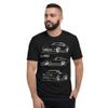 1980 'Vette Coupe L82 C3 Muscle Car Chevy Classic Cars Short-Sleeve T-Shirt Black view 2