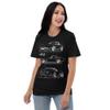 1980 'Vette Coupe L82 C3 Muscle Car Chevy Classic Cars Short-Sleeve T-Shirt Black view 3