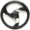 Avalon Boat Steering Wheel 120118 | 14 1/4 Inch Faux Gray Woodgrain view 1