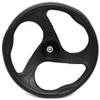 Boat Steering Wheel | 13 3/8 Inch Black Plastic view 1