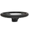 Boat Steering Wheel | 13 3/8 Inch Black Plastic view 3