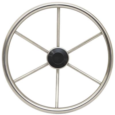 Boat Destroyer Steering Wheel 1425 | 14 Inch Stainless Polished