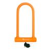 OTTOLOCK Sidekick XL Full-Size U-Lock - Heavy Duty Anti Theft Bicycle U-Lock with Keys, Silicone-Coated, Bike Accessories, Orange view 1