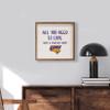 Kendrick Home + Stadium All You Need Is Love And A Win Collegiate Framed Square Wood Sign With State And Team Logo (16x16, All You Need Is Love UNI) view 2