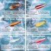Doctor Spoon 4 Pack Premium Ultra Violet Fishing Spoons - Featuring Innovative Image and Ultra Violet Finish Technology - Great for Jigging, Trolling, and Casting in Both Fresh and Salt Water view 4