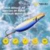 Doctor Spoon 4 Pack Premium Ultra Violet Fishing Spoons - Featuring Innovative Image and Ultra Violet Finish Technology - Great for Jigging, Trolling, and Casting in Both Fresh and Salt Water view 3