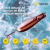 Doctor Spoon 4 Pack Premium Ultra Violet Fishing Spoons - Featuring Innovative Image and Ultra Violet Finish Technology - Great for Jigging, Trolling, and Casting in Both Fresh and Salt Water view 3