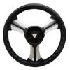 Bryant Boat Steering Wheel SW0155 | Aluminum 13 3/4 Inch Black Silver view 3