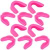 10 Pcs Sport Mouth Guards Gum Teeth Armor Game Guard for Boxing Basketball Football Hockey Karate Basketball Rugby Match (Pink) view 1