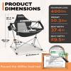 KingCamp Hammock Camping Chair, Swinging Portable Folding Camp Chairs for Adults Max 400lbs Heavy Duty Foldable Oversized Rocker with Aluminum Alloy Frame Cup Holder for Outdoor Beach Patio Sport view 3