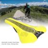 Bike Seat Cushion, Soft Comfortable Microfiber Leather Saddle Pad for Road and Mountain Biking Long Rides Commuting Daily Use (Yellow) view 3