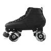 CAPETOS Roller Skates - Black Microfiber Roller Rink Derby Quad Skates - Indoor/Outdoor Skating (39/6.5) view 2