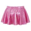 easyforever Kids Girls Shiny Metallic Ballet Dance Mini Skirts High Waisted Pleated Skater A-Line Flare Skirts Skort 2Hot Pink 2-4 Years view 2