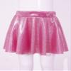 easyforever Kids Girls Shiny Metallic Ballet Dance Mini Skirts High Waisted Pleated Skater A-Line Flare Skirts Skort 2Hot Pink 2-4 Years view 4