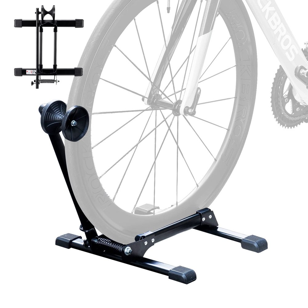 ROCKBROS Bike Stand Floor Stable Bike Storage Rack Bicycle Parking Stand for Mountain and Road Bike Indoor and Outdoor