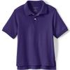 Lands' End School Uniform Kids Short Sleeve Interlock Polo Shirt Small Deep Purple view 1