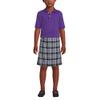 Lands' End School Uniform Kids Short Sleeve Interlock Polo Shirt Small Deep Purple view 2