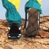 Crampons for Hiking Boots,Walk Traction Cleats for Walking on Snow and Ice,Crampons Upgraded Ice Snow Grips Traction Cleats System Safe Protect for Walking, Jogging view 2
