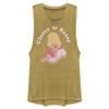 Disney Princesses Classy Charlotte Women's Muscle Tank, Gold Heather, X-Large view 1