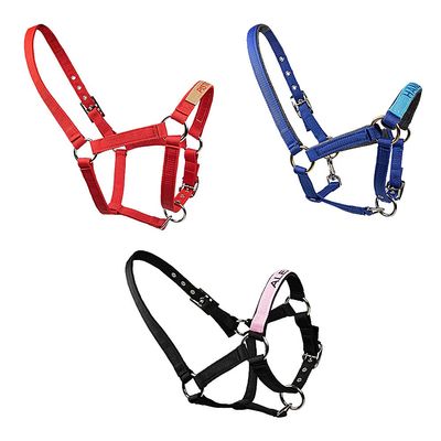 Custom Horse Halter with Name Nylon Halters for Horses Personalized Embroidered Horse Halters