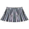 easyforever Kids Girls Shiny Metallic Ballet Dance Mini Skirts High Waisted Pleated Skater A-Line Flare Skirts Skort 2Black 2-4 Years view 3
