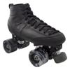 CAPETOS Roller Skates - Black Microfiber Roller Rink Derby Quad Skates - Indoor/Outdoor Skating (40/7) view 1