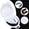 10 Pcs Sport Mouth Guards Gum Teeth Armor Game Guard for Boxing Basketball Football Hockey Karate Basketball Rugby Match (Simple Color) view 3