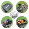 RAYMACE Rear Bike Basket with Waterproof Cover and Cargo Net,Bicycle Cargo Rack Storage X-Large Basket Mount for Back Under SeatX-Large view 2