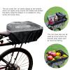 RAYMACE Rear Bike Basket with Waterproof Cover and Cargo Net,Bicycle Cargo Rack Storage X-Large Basket Mount for Back Under SeatX-Large view 3