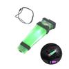 Zamudam Helmet Signal Light - Waterproof Safety Flashing Survival Light for Outdoor Sports, Hunting, Tactical, Hiking, Boating, Cycling - Personal Identification Marker - Hook Back (Black + Green) view 1