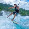 ZUP 4'11" WAKESURF Wakeboard with EVA Foam Grip Pad, Kneeboard, Wakeskate, Water Sports and Surf Board for Beginner and Intermediate Riders, Zinnebago view 4