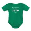 Campus Originals My Dad Says I am a Jets Fan Baby Bodysuit - Kelly Green (6 Months) view 1