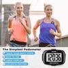 AVTREK 3D Step Counter Clip On with LED Backlight Pocket Pedometer for Walking Outdoor Activities Fitness Tracker Without Smartphone (Black) view 4