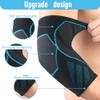 Arm Guards & Elbow Compression Sleeve (1 Pair)Tennis Elbow Braces for Tendonitis and Tennis ElbowArm Supports Sleeves golfertennis elbow relief for women & men,elbow sleeve for weightlifting view 3
