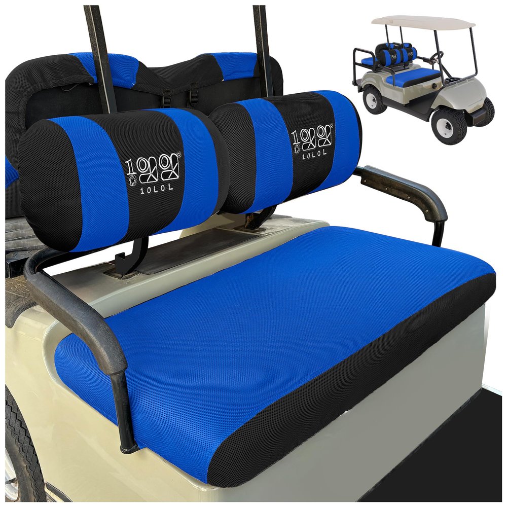 10L0L Golf Cart Front Seat Covers for Yamaha G2/G9/G16/G19/G22 & Club Car DS Pre-2000 | Breathable Polyester Mesh, Washable, Anti-Scratch | OEM Replacement, Tool-Free Installation