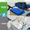 10L0L Golf Cart Front Seat Covers for Yamaha G2/G9/G16/G19/G22 & Club Car DS Pre-2000 | Breathable Polyester Mesh, Washable, Anti-Scratch | OEM Replacement, Tool-Free Installation view 4