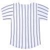 babyhealthy Kids Baseball Jersey Button Down Hip Hop Personalized Sport T Shirts Tops for Boys Girls Stripe view 2