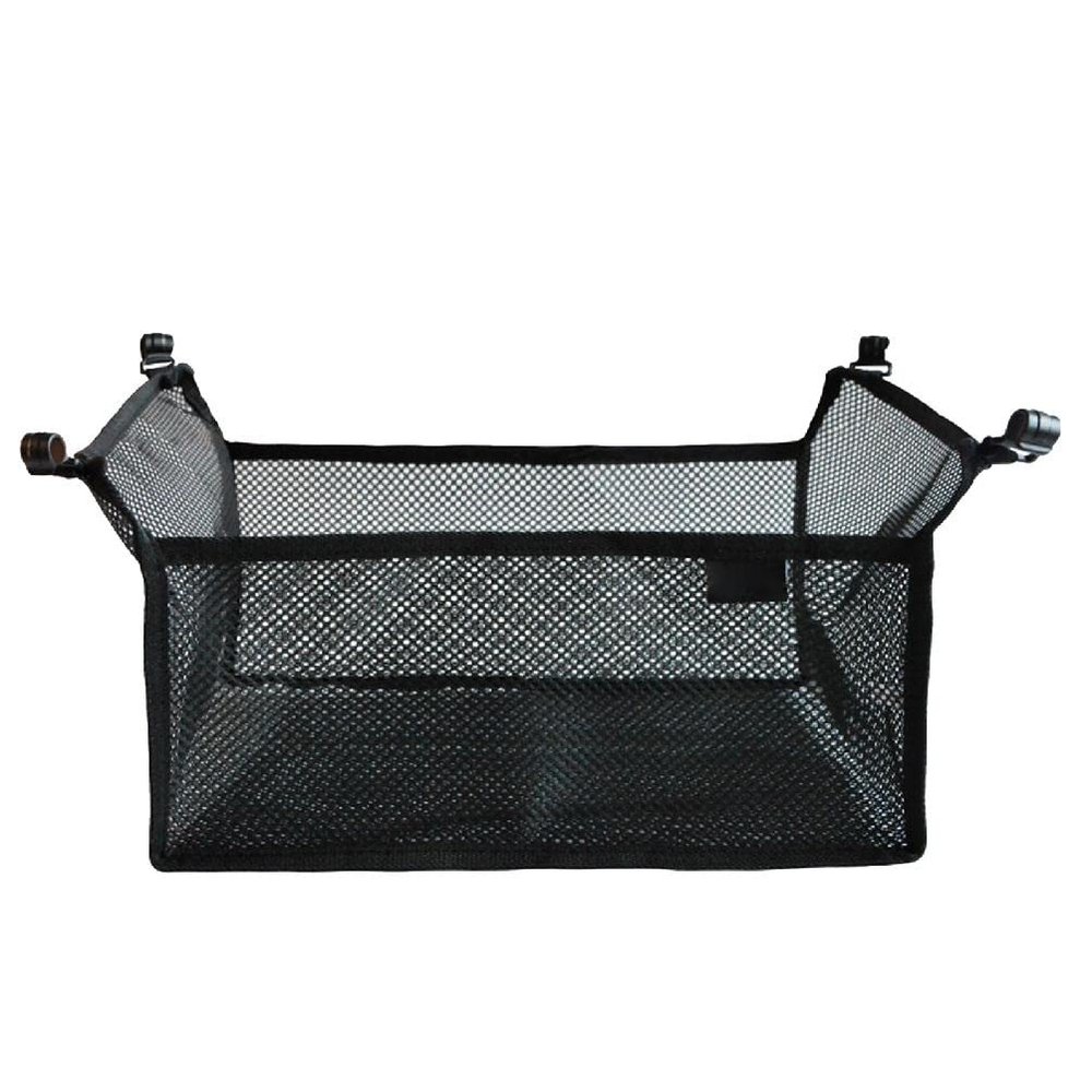 Hanging Mesh Pouch Camping Equipment Organizer Outdoor Folding Table Storage Pouch Bag Picnic Portable Storage Basket Foldable Net Bag Under Table Basket Storage