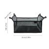 Hanging Mesh Pouch Camping Equipment Organizer Outdoor Folding Table Storage Pouch Bag Picnic Portable Storage Basket Foldable Net Bag Under Table Basket Storage view 3